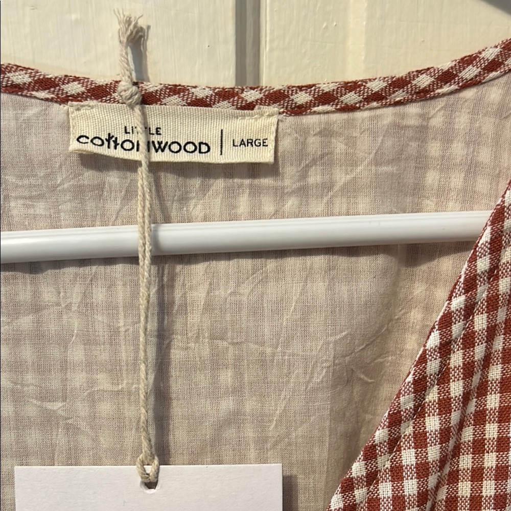Red Checkered Women's Dress